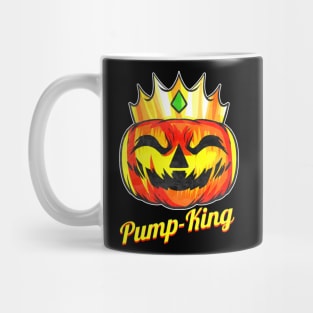 Evil Pumpkin King Pump-king With Crown Halloween Mug